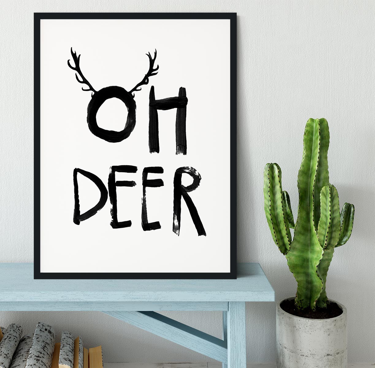 Oh Deer Framed Print - 1x - 1