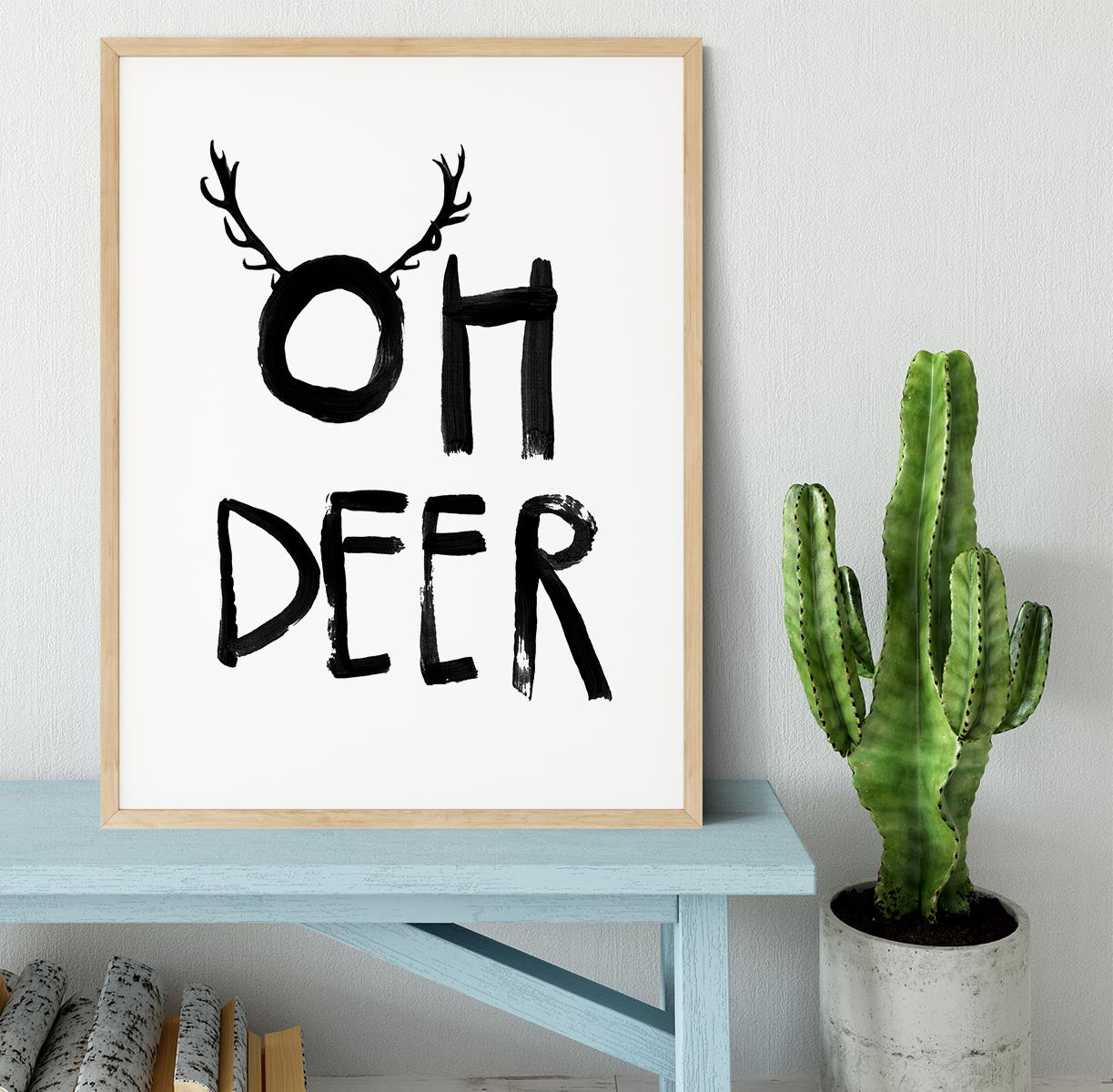 Oh Deer Framed Print - 1x - 3