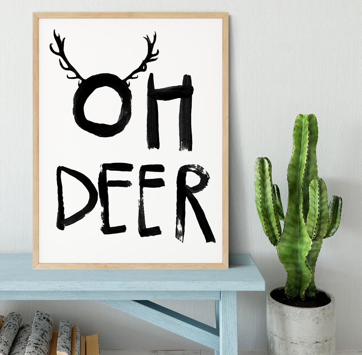 Oh Deer Framed Print - 1x - 4