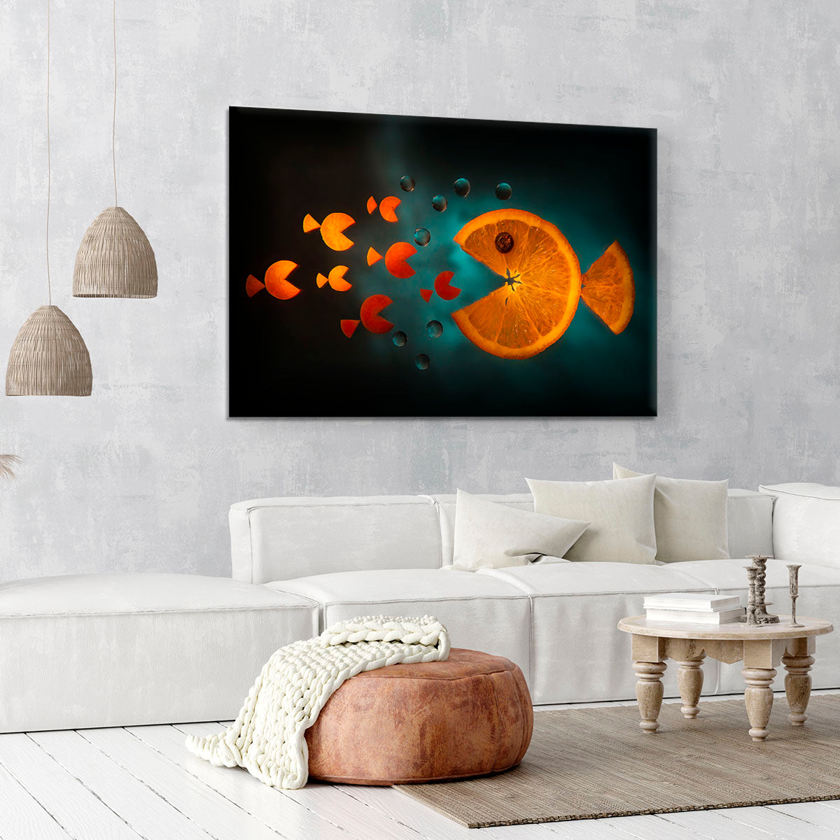 Orange fish Canvas Print or Poster - 1x - 6