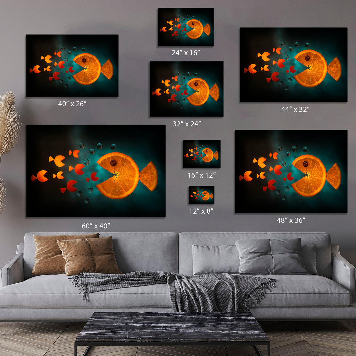 Orange fish Canvas Print or Poster - 1x - 7