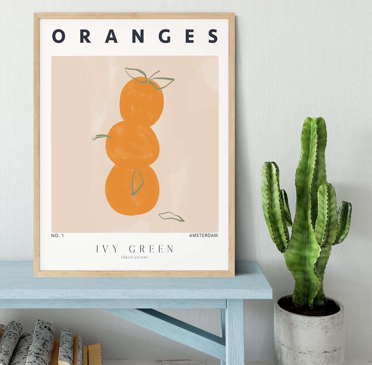 Oranges Framed Print - Canvas Art Rocks - 4