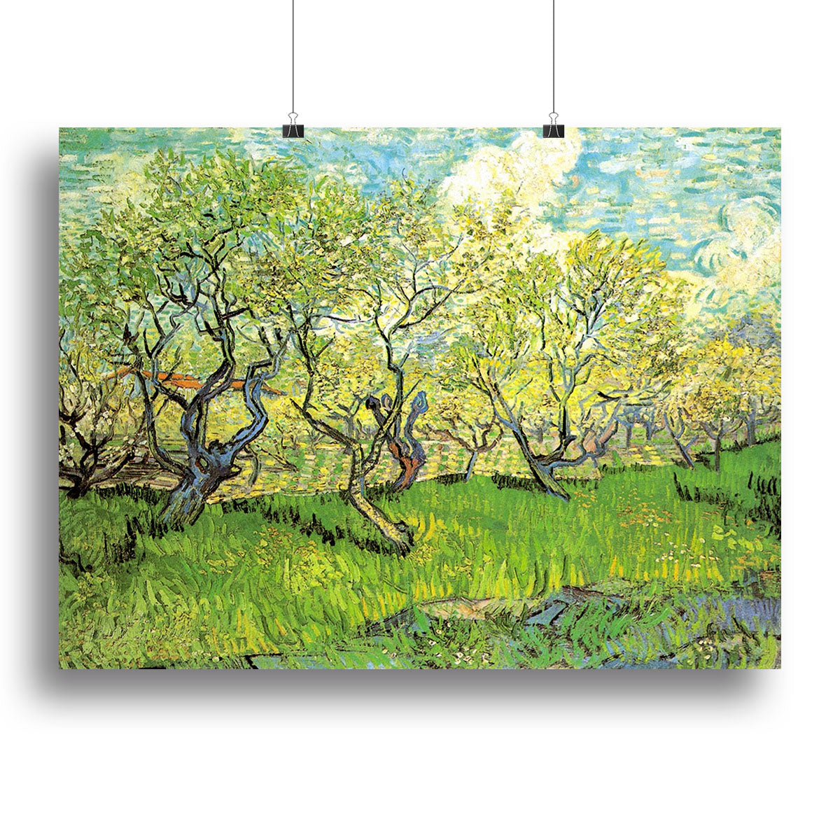 Orchard in Blossom 2 by Van Gogh Poster - Unframed