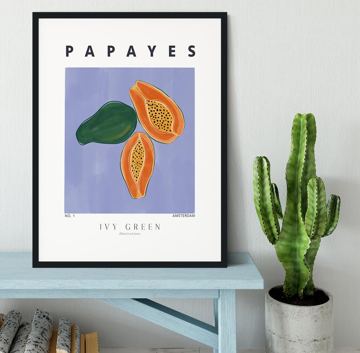 Papayes Framed Print - Canvas Art Rocks - 1