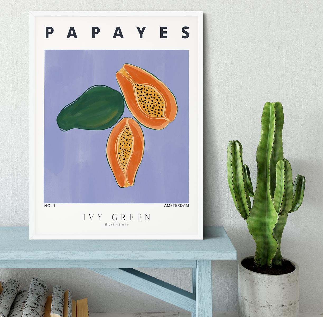 Papayes Framed Print - Canvas Art Rocks -6