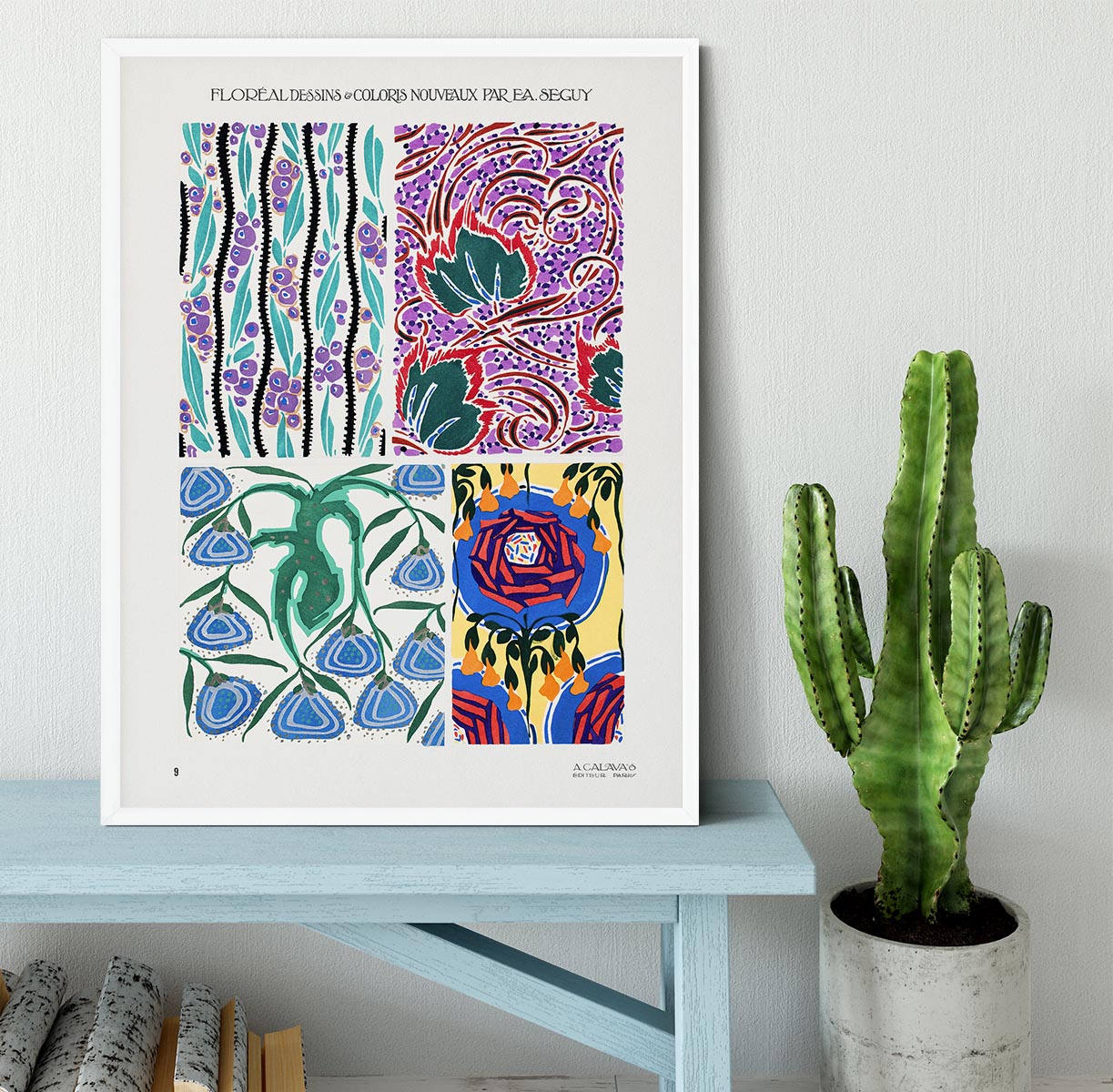 Pattern 09 Framed Print - Canvas Art Rocks -6