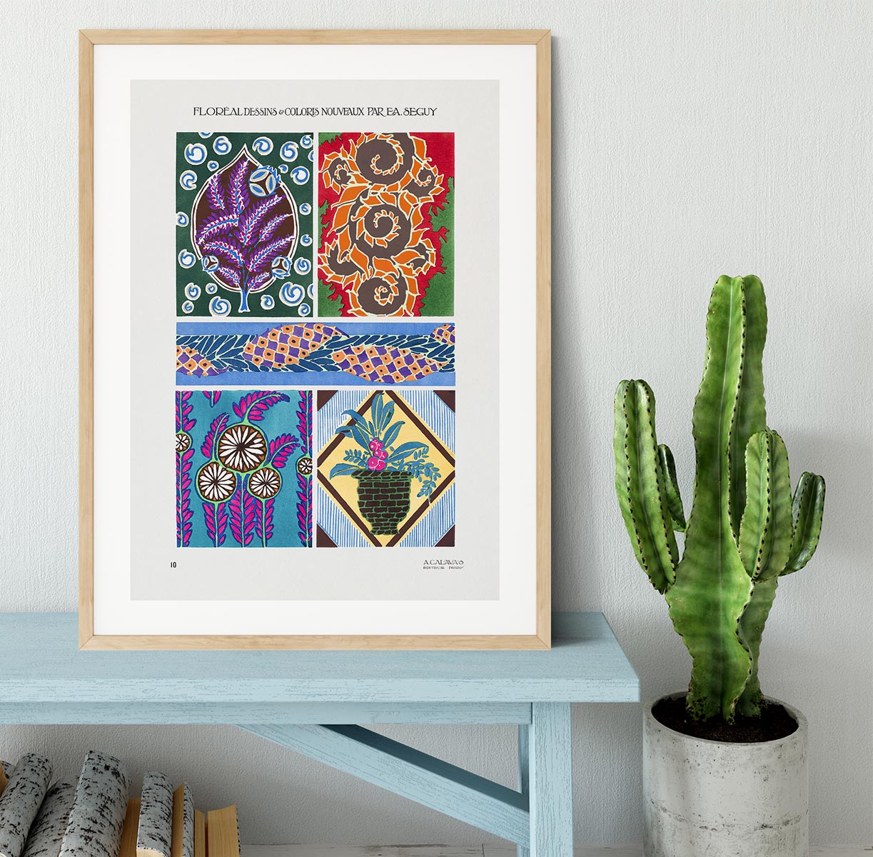 Pattern 10 Framed Print - Canvas Art Rocks - 3