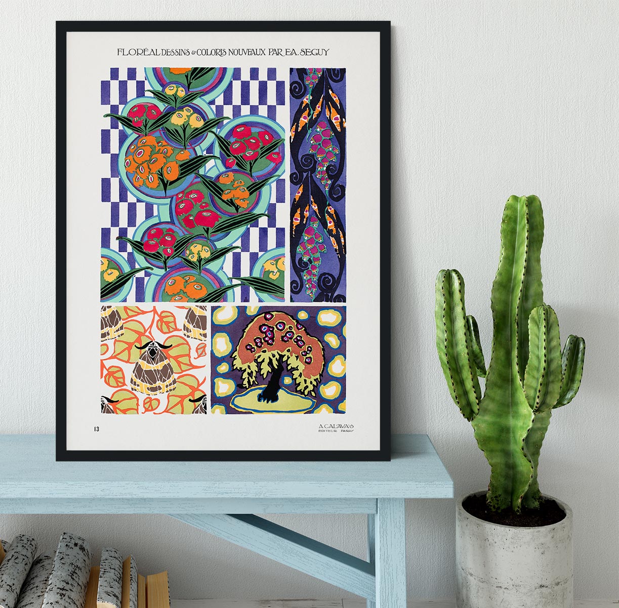 Pattern 13 Framed Print - Canvas Art Rocks - 2