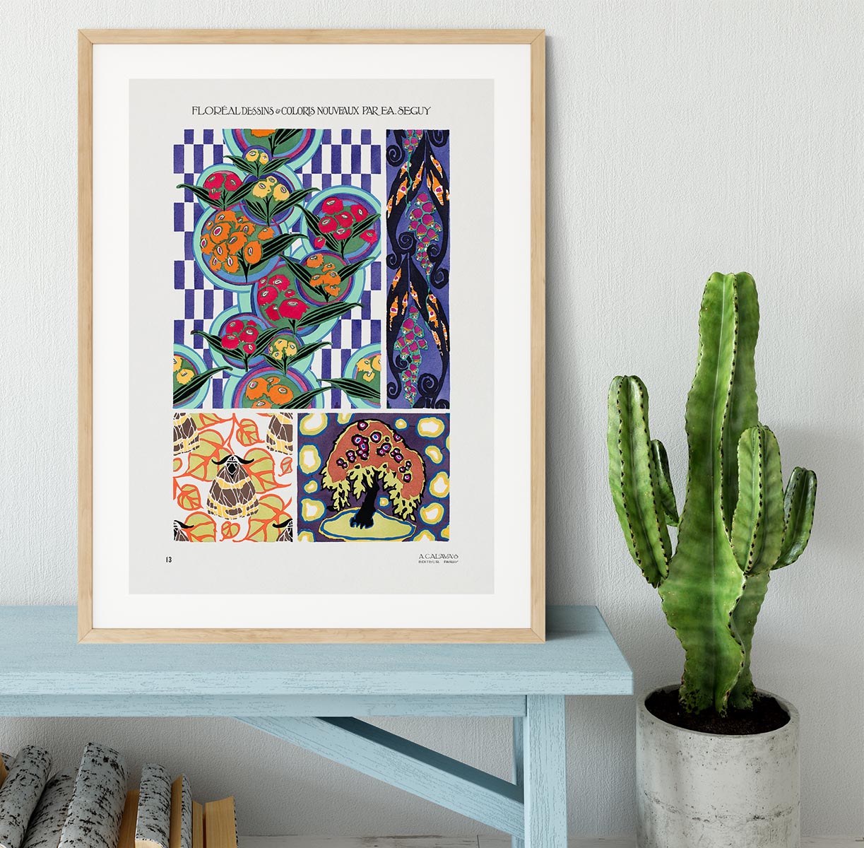 Pattern 13 Framed Print - Canvas Art Rocks - 3