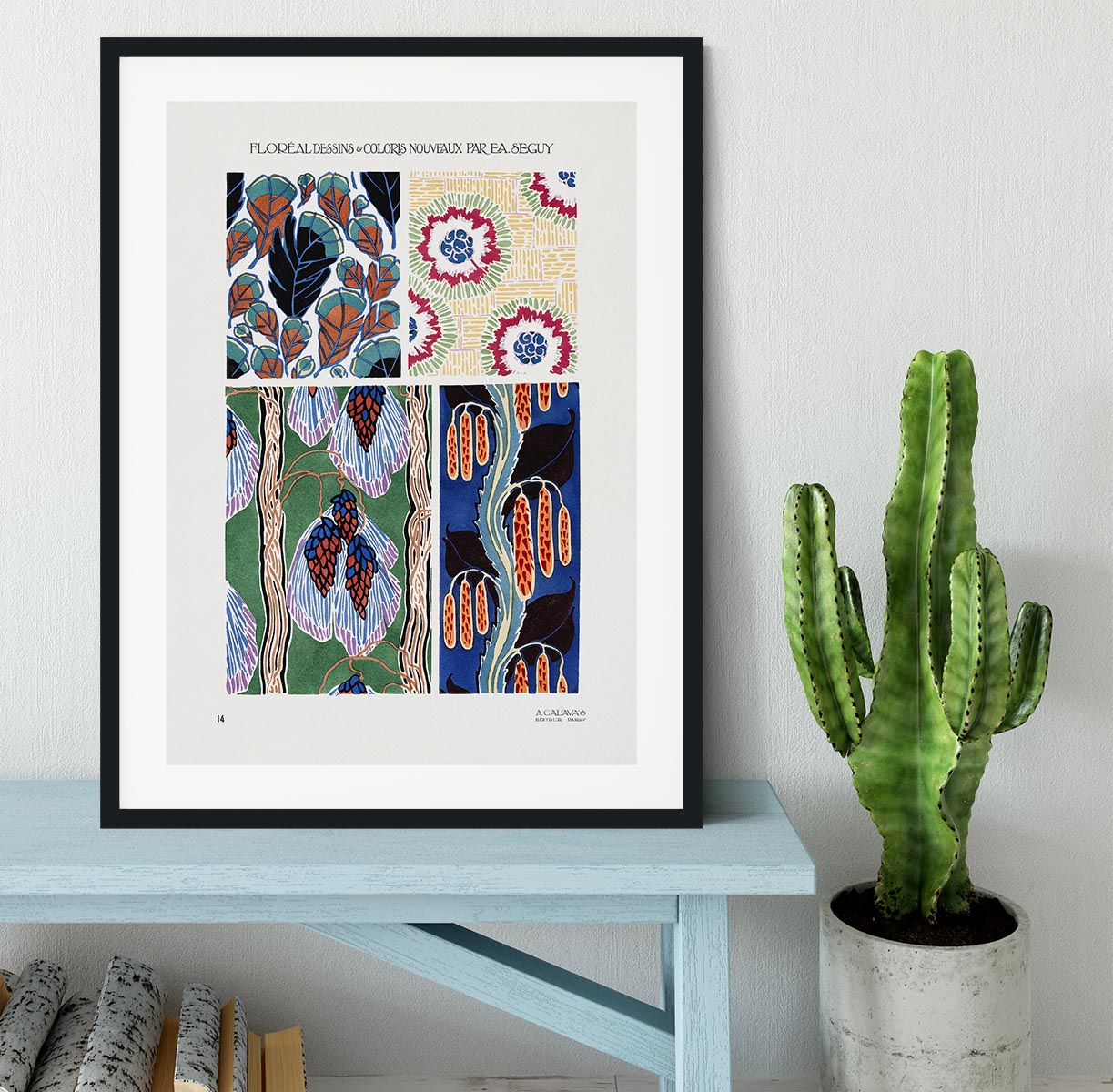 Pattern 14 Framed Print - Canvas Art Rocks - 1