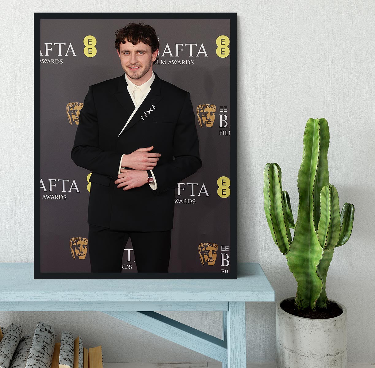 Paul Mescal at the Baftas Framed Print - Canvas Art Rocks - 2