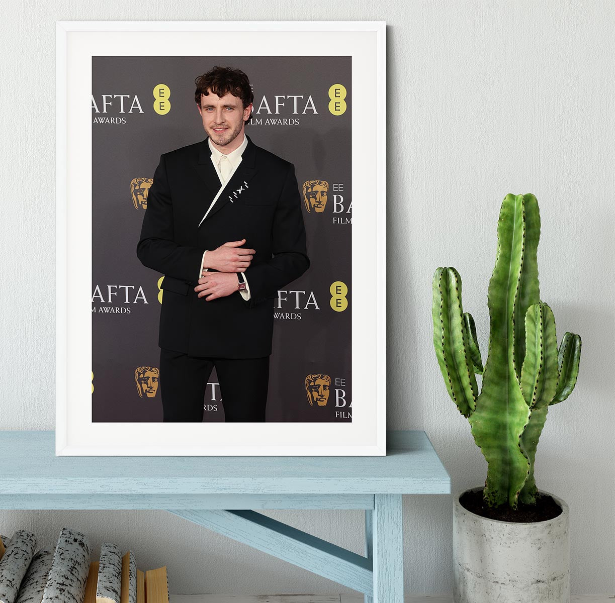 Paul Mescal at the Baftas Framed Print - Canvas Art Rocks - 5