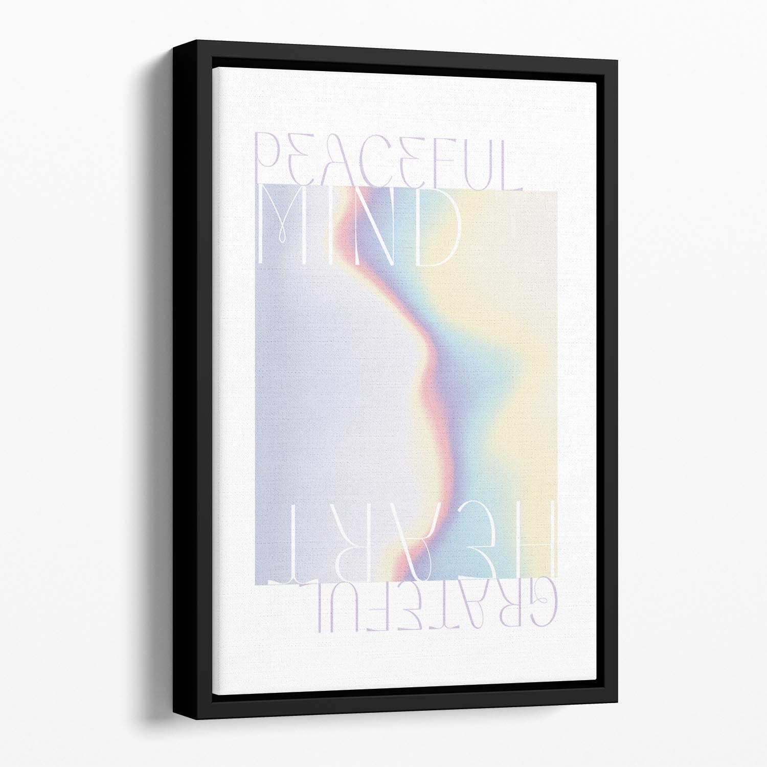 Peaceful Mind Floating Framed Canvas - Canvas Art Rocks - 1