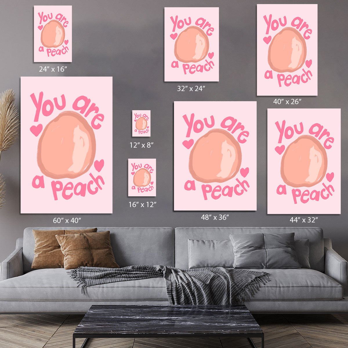 Peach Canvas Print or Poster - Canvas Art Rocks - 7