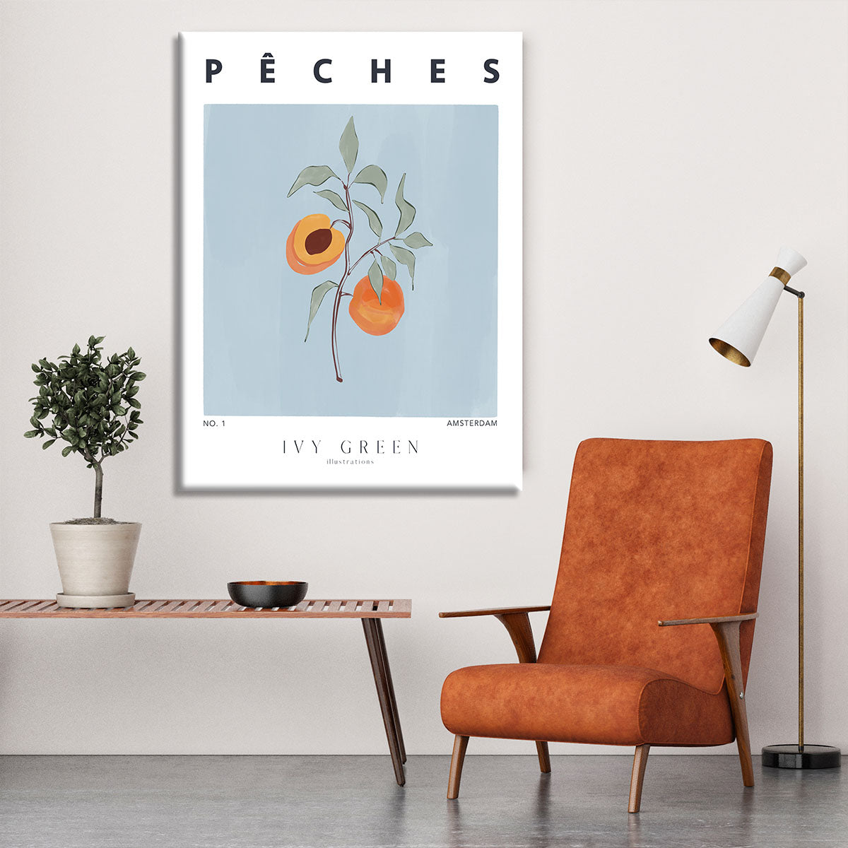 Peaches Canvas Print or Poster - Canvas Art Rocks - 6