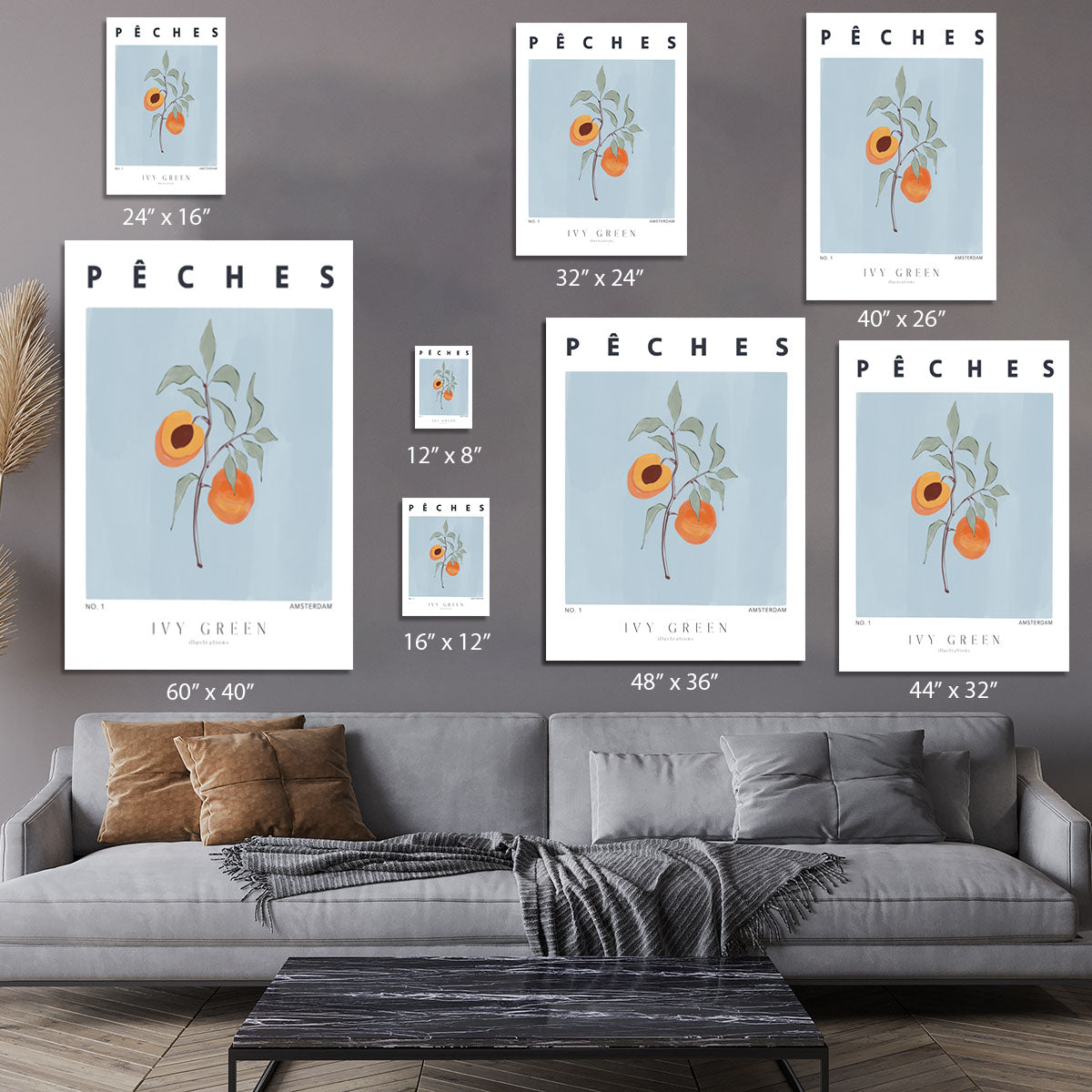 Peaches Canvas Print or Poster - Canvas Art Rocks - 7