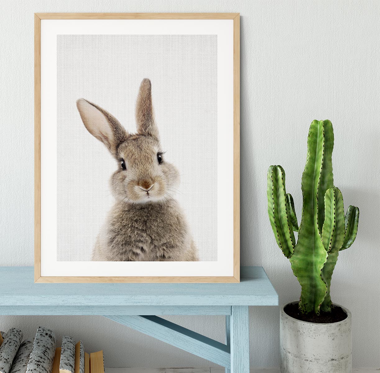 Peekaboo Bunny Framed Print - 1x - 3