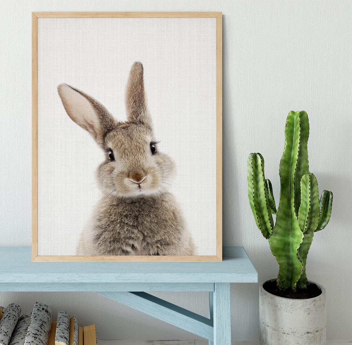 Peekaboo Bunny Framed Print - 1x - 4