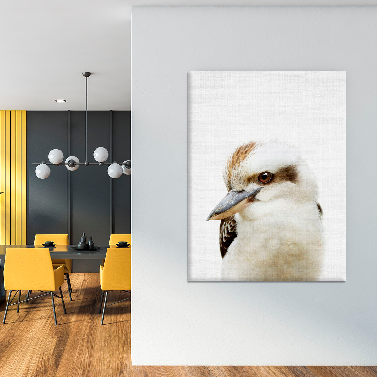 Peekaboo Kookaburra Canvas Print or Poster - 1x - 4