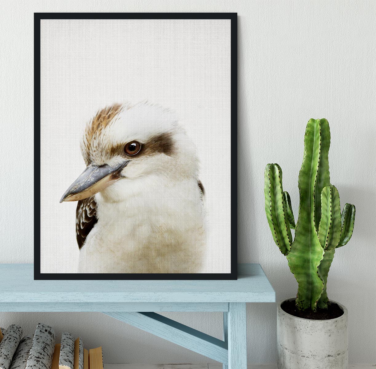 Peekaboo Kookaburra Framed Print - 1x - 2