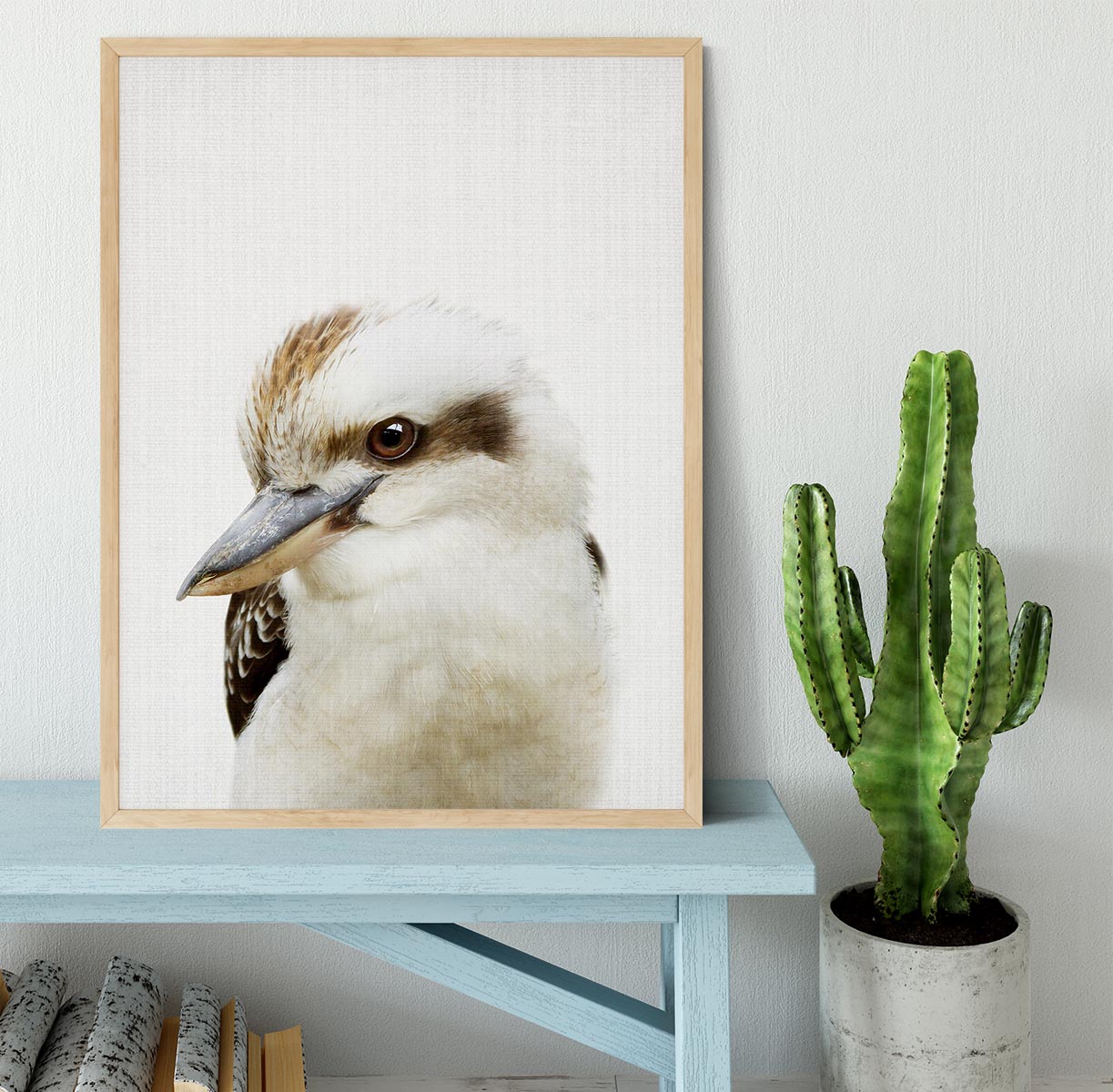 Peekaboo Kookaburra Framed Print - 1x - 4