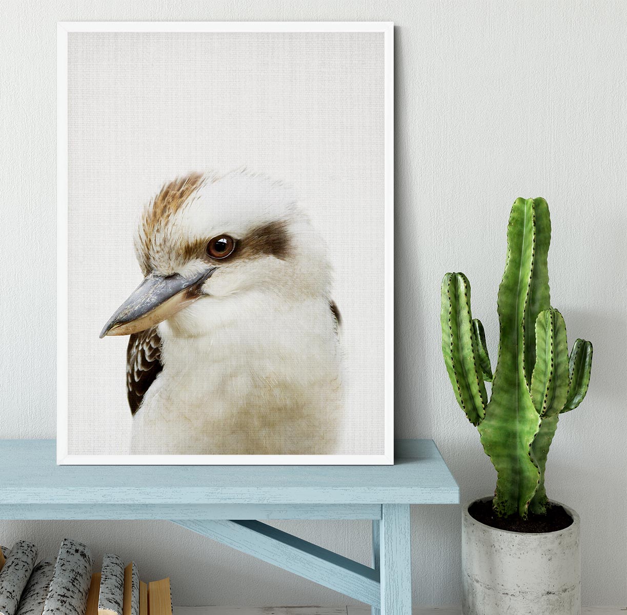 Peekaboo Kookaburra Framed Print - 1x -6