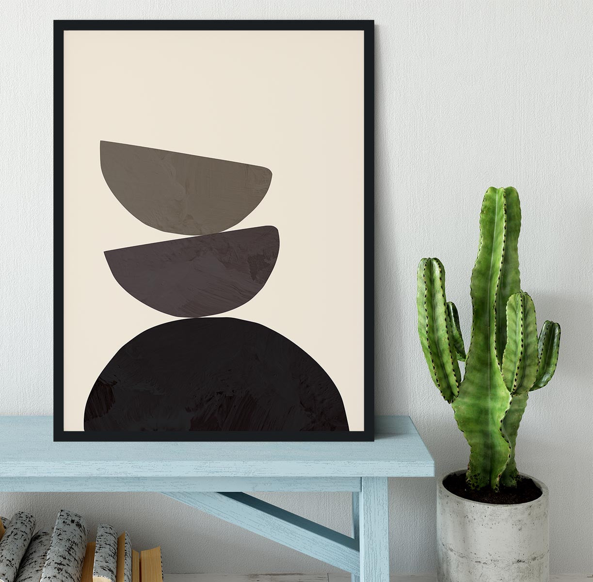 Pile Of Rocks Framed Print - 1x - 2