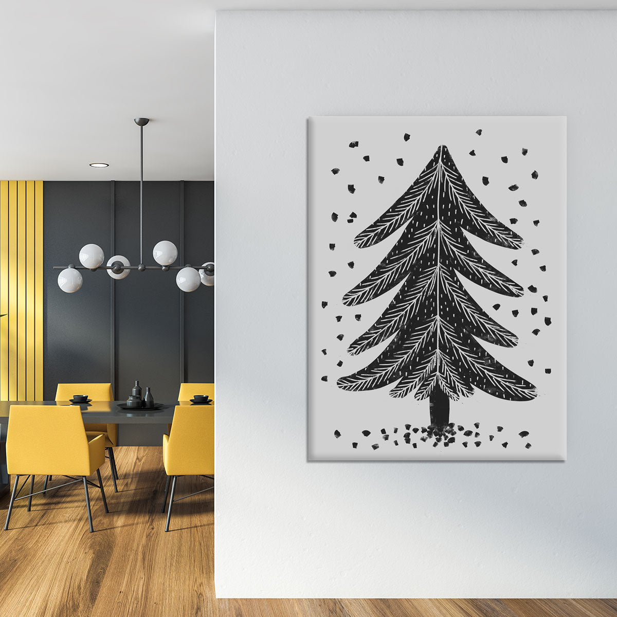 Pine Tree Canvas Print or Poster - 1x - 4