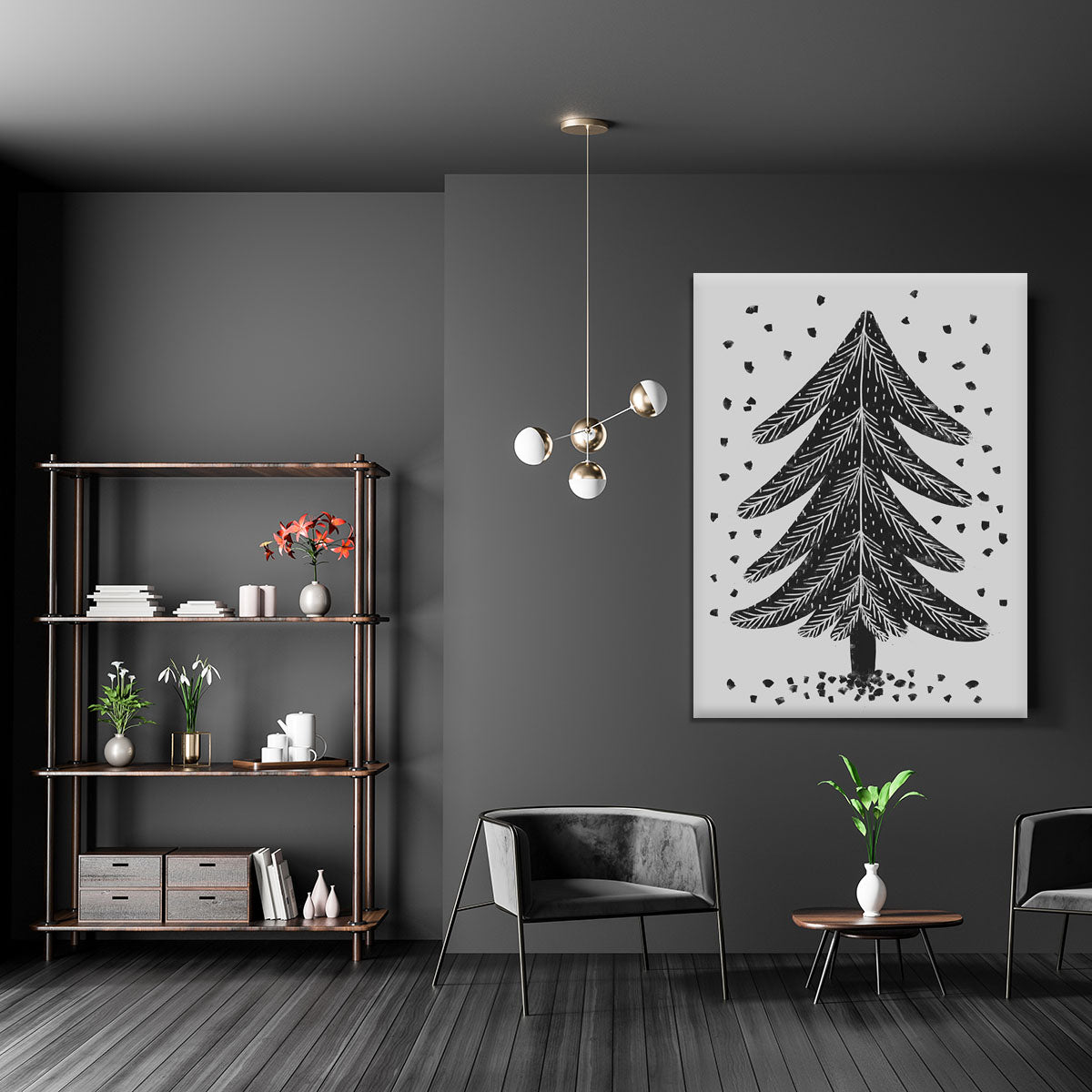 Pine Tree Canvas Print or Poster - 1x - 5