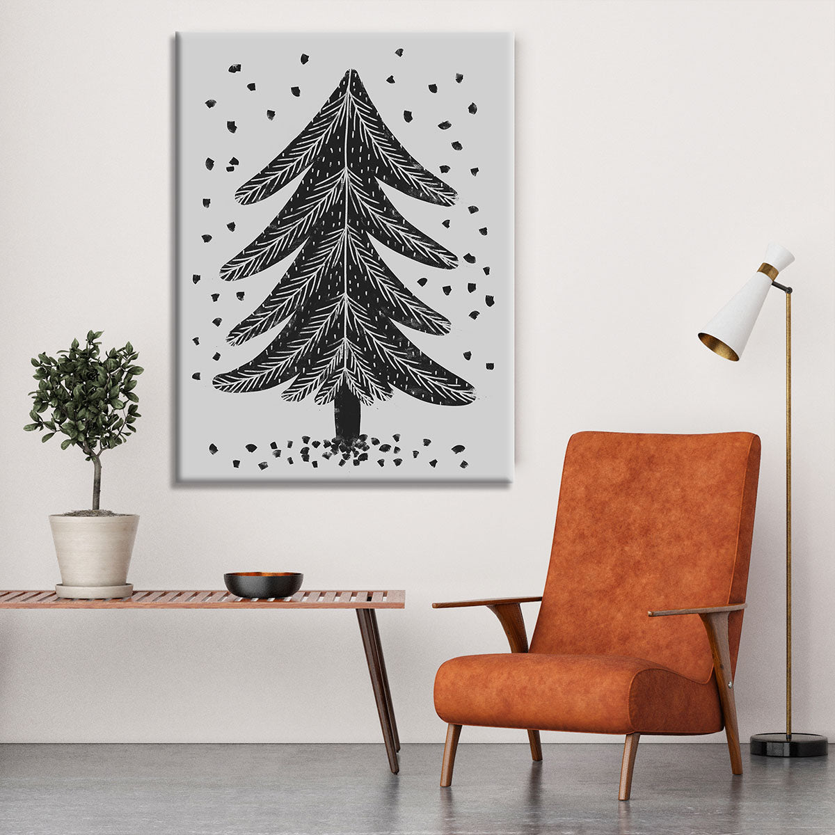 Pine Tree Canvas Print or Poster - 1x - 6