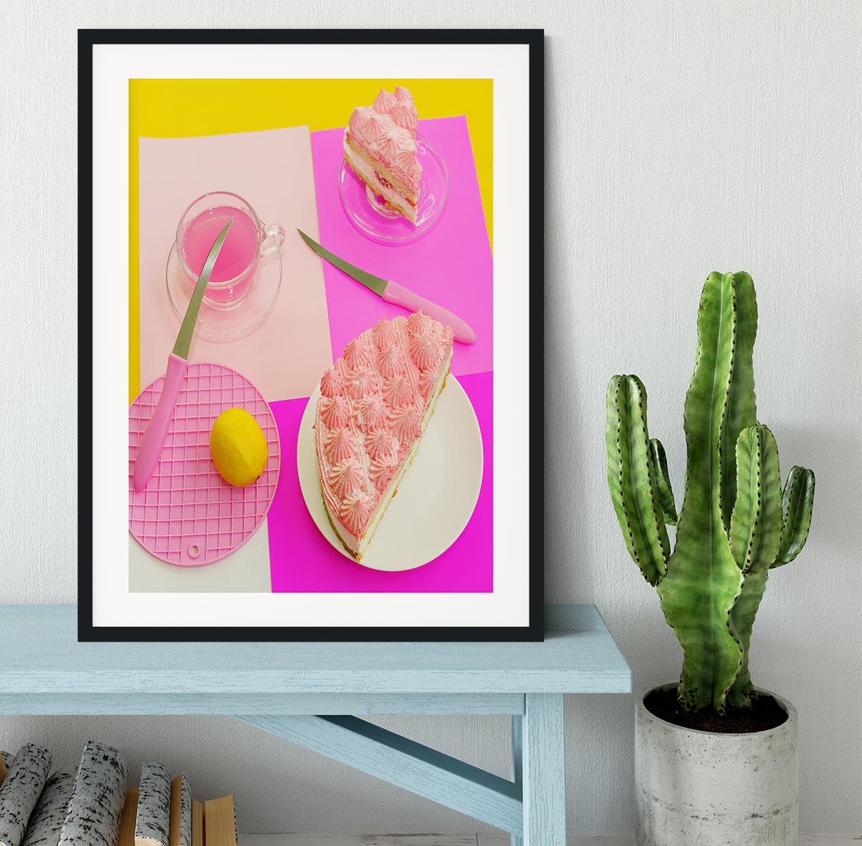 Pink mood Framed Print - 1x - 1