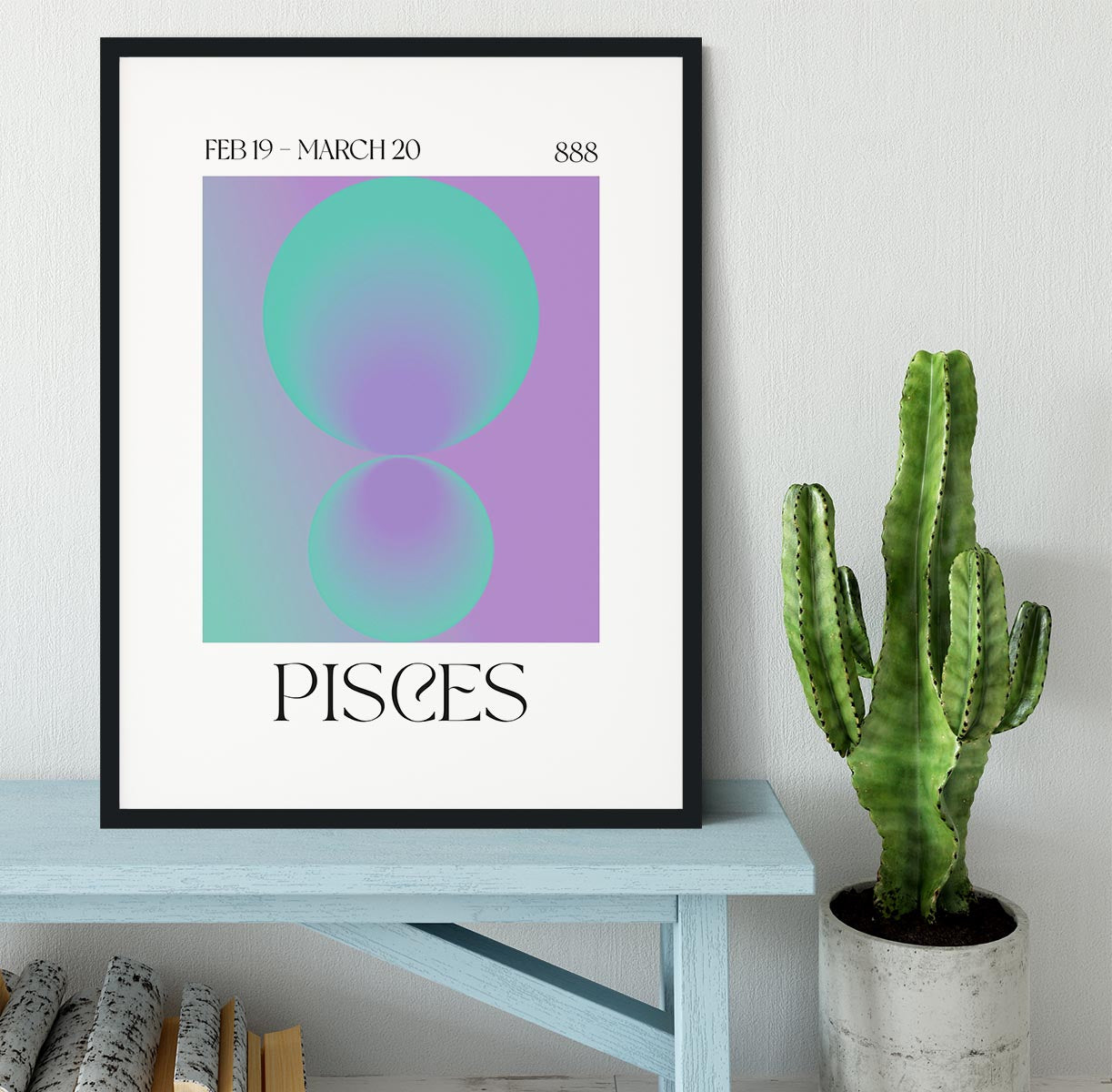 Pisces Celestial Dreams Art Framed Print - Canvas Art Rocks - 1