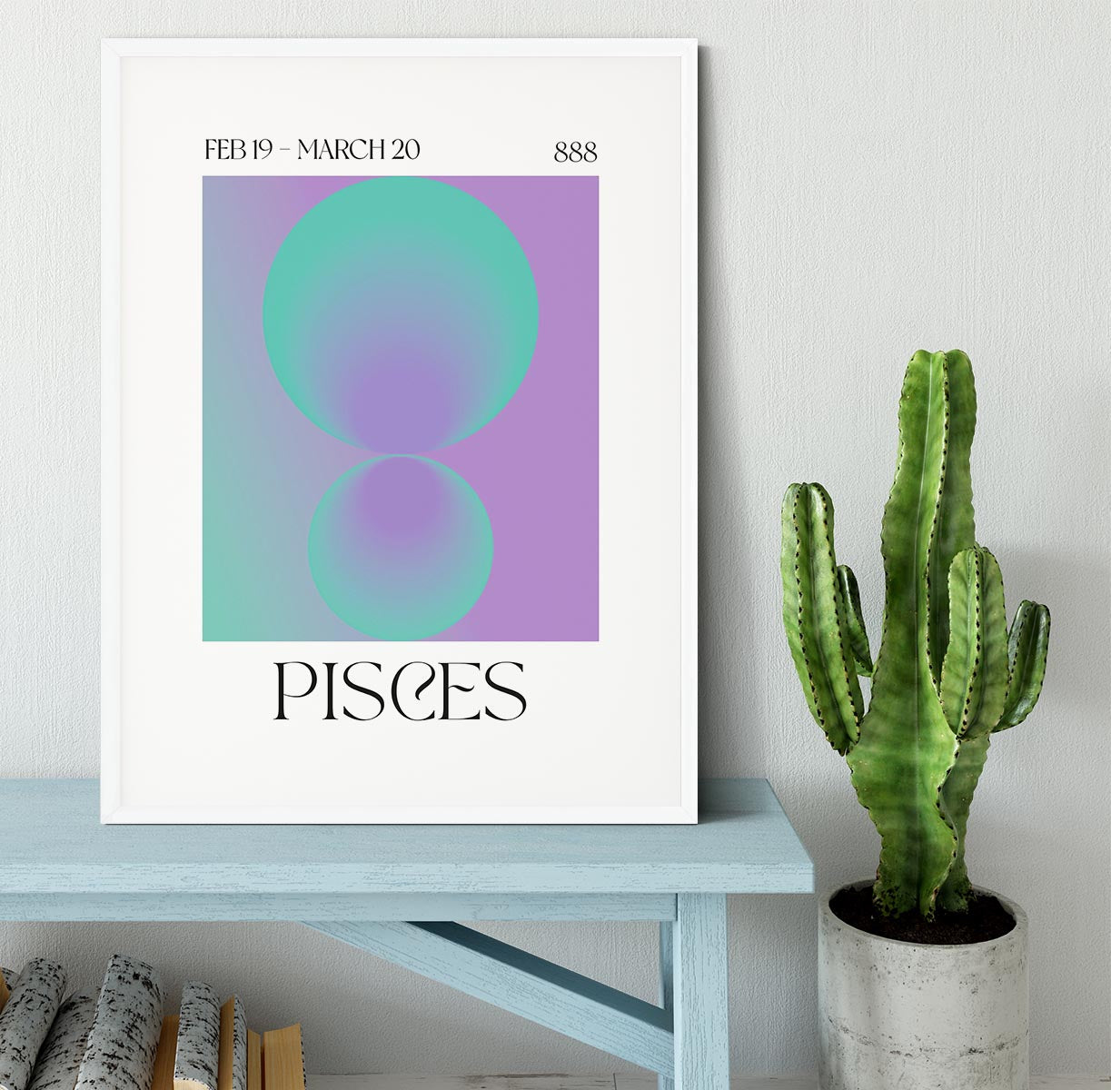 Pisces Celestial Dreams Art Framed Print - Canvas Art Rocks - 5