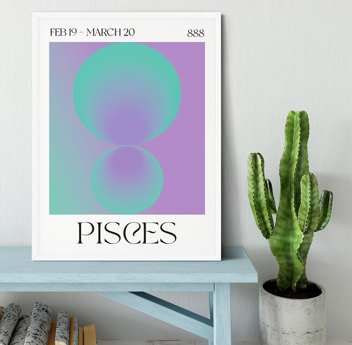 Pisces Celestial Dreams Art Framed Print - Canvas Art Rocks -6