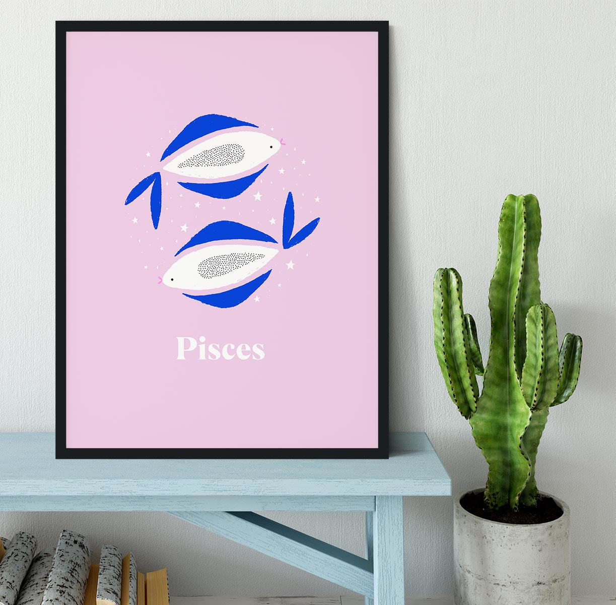 Pisces Inspirational Art Framed Print - Canvas Art Rocks - 2