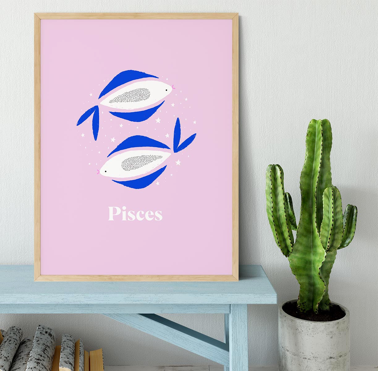 Pisces Inspirational Art Framed Print - Canvas Art Rocks - 4