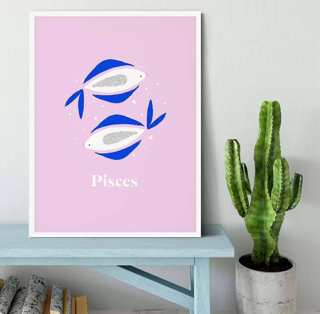 Pisces Inspirational Art Framed Print - Canvas Art Rocks -6