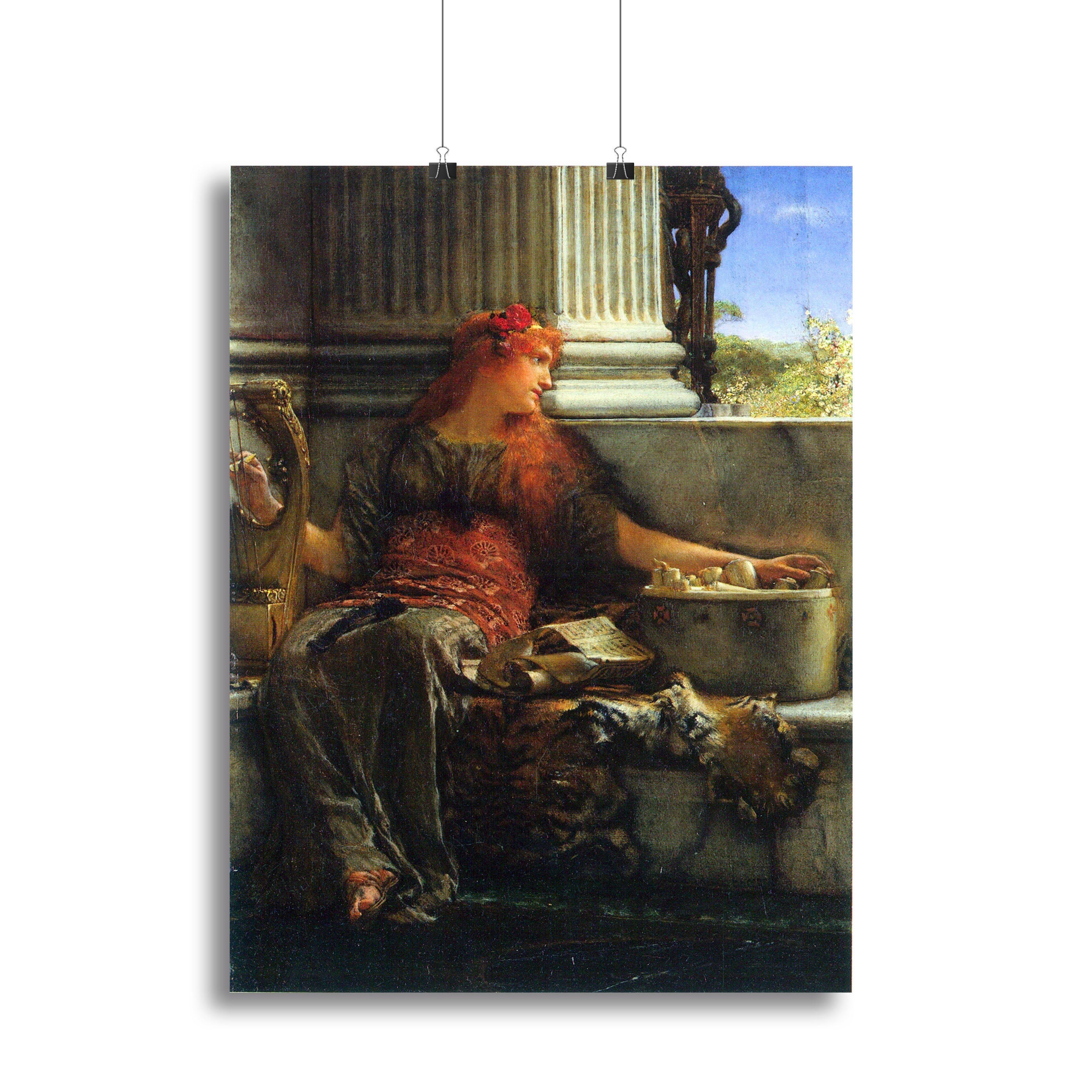 Poesie by Alma Tadema Poster - Unframed