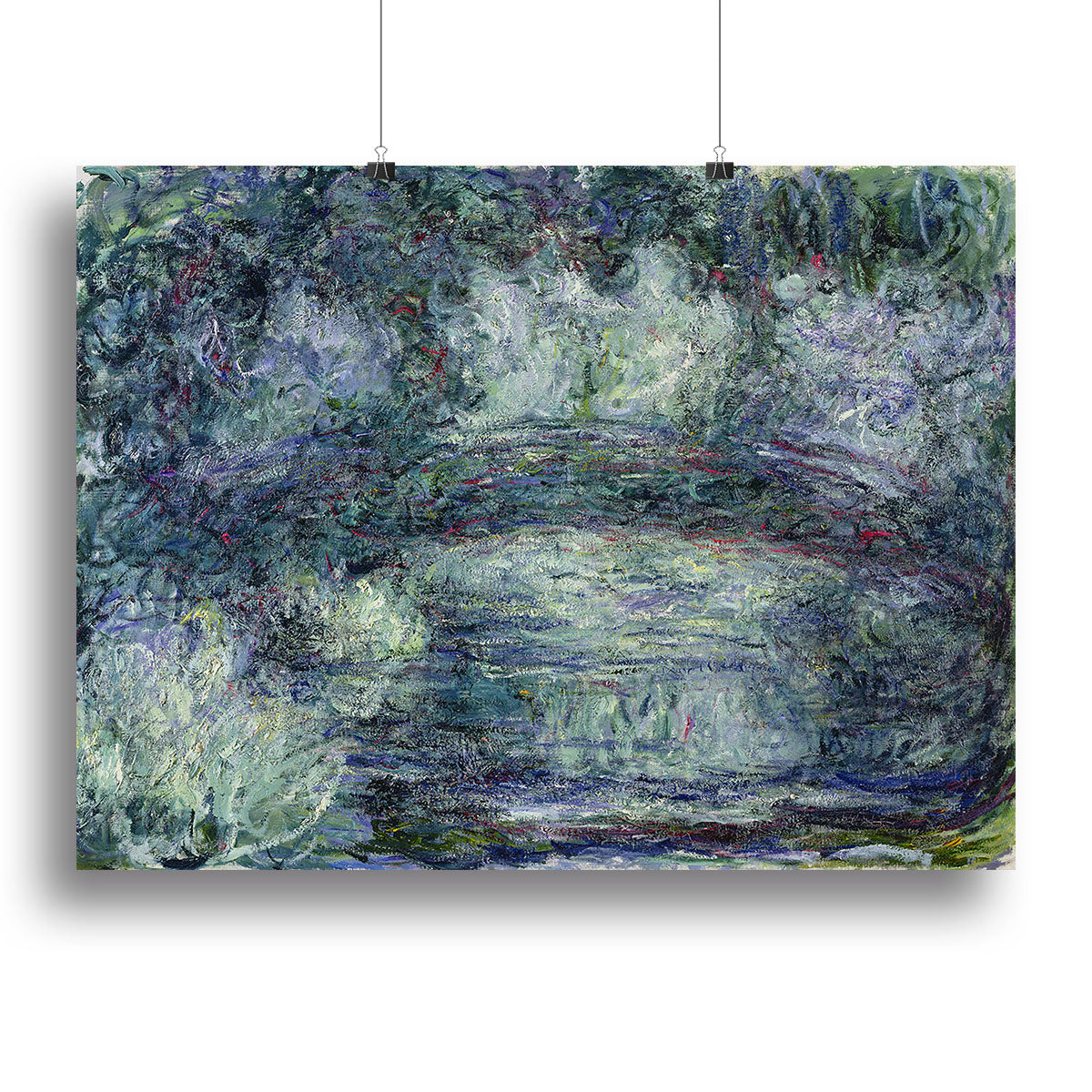 Pont Japonais Japanilainen silta by Monet Poster - Unframed
