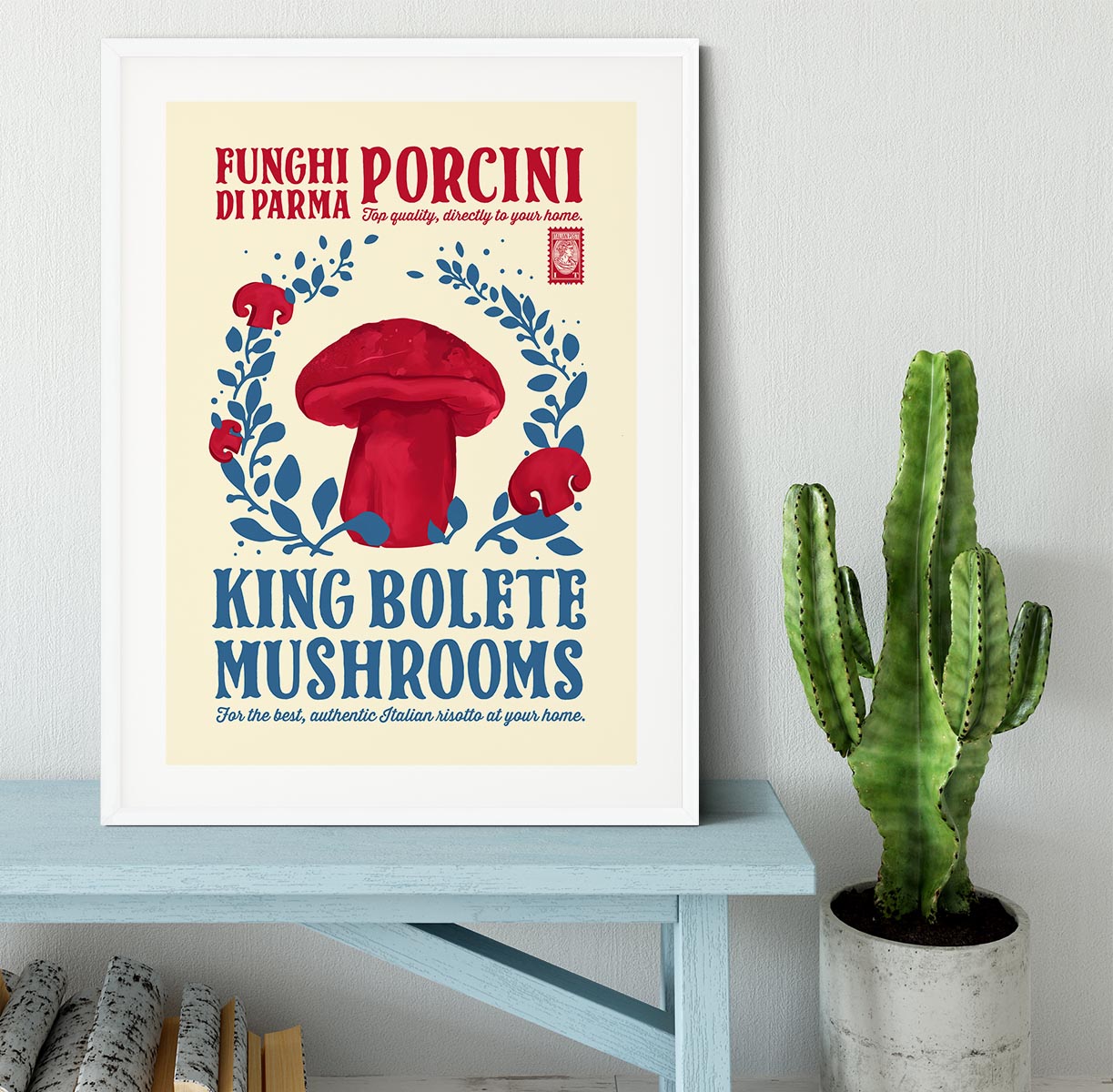 Porcini kitchen print Framed Print - Canvas Art Rocks - 5