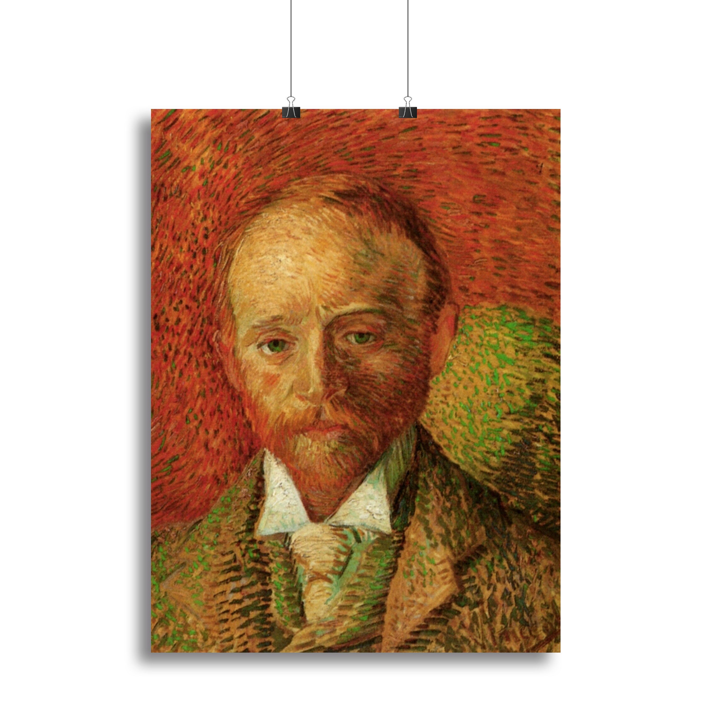 Portrait of the Art Dealer Alexander Reid by Van Gogh Poster - Unframed