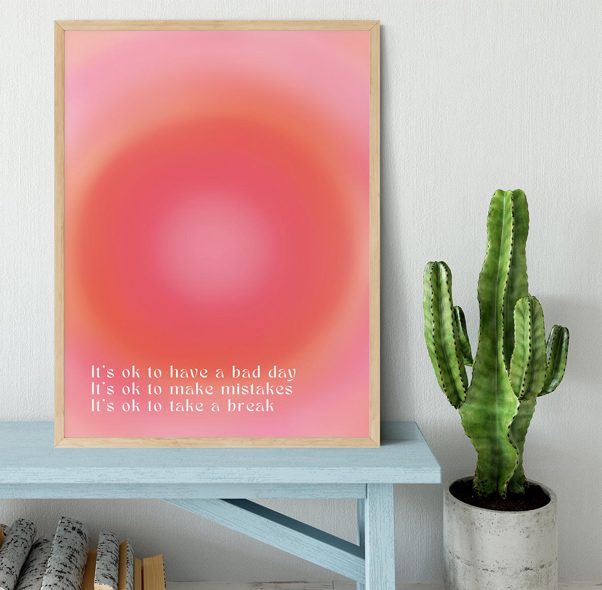 Positivity Spark Poster Framed Print - Canvas Art Rocks - 4