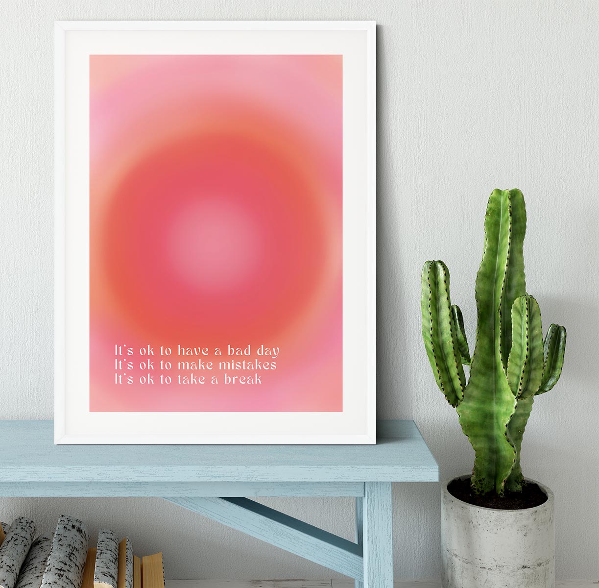 Positivity Spark Poster Framed Print - Canvas Art Rocks - 5