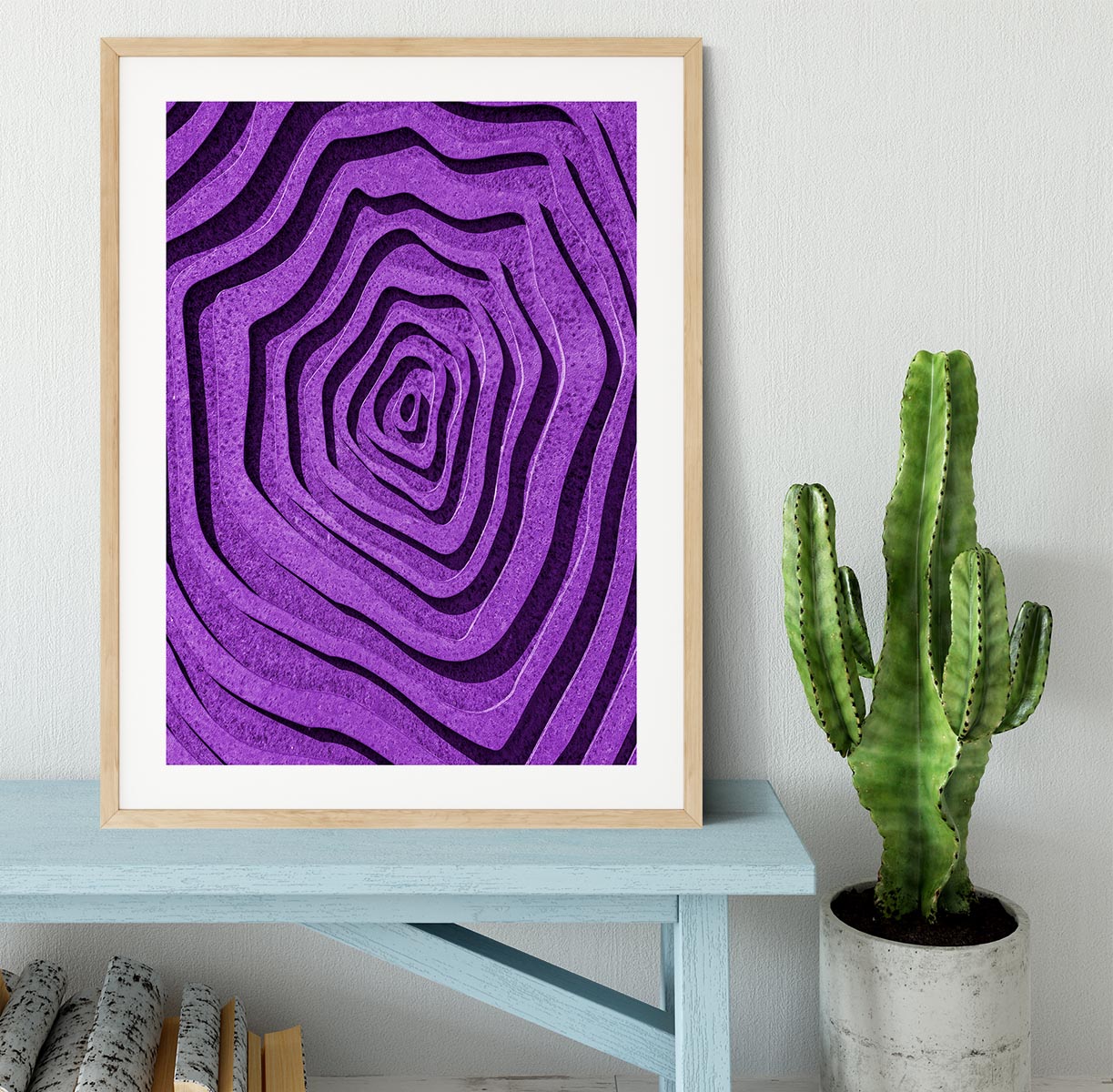 Purple Maze Framed Print - 1x - 3