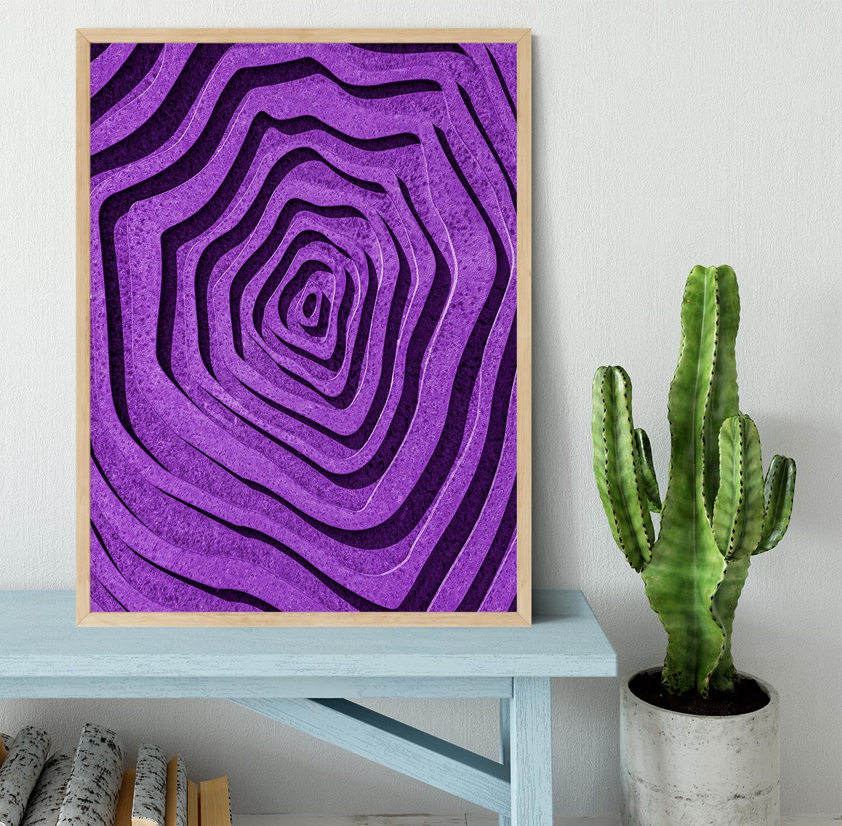 Purple Maze Framed Print - 1x - 4