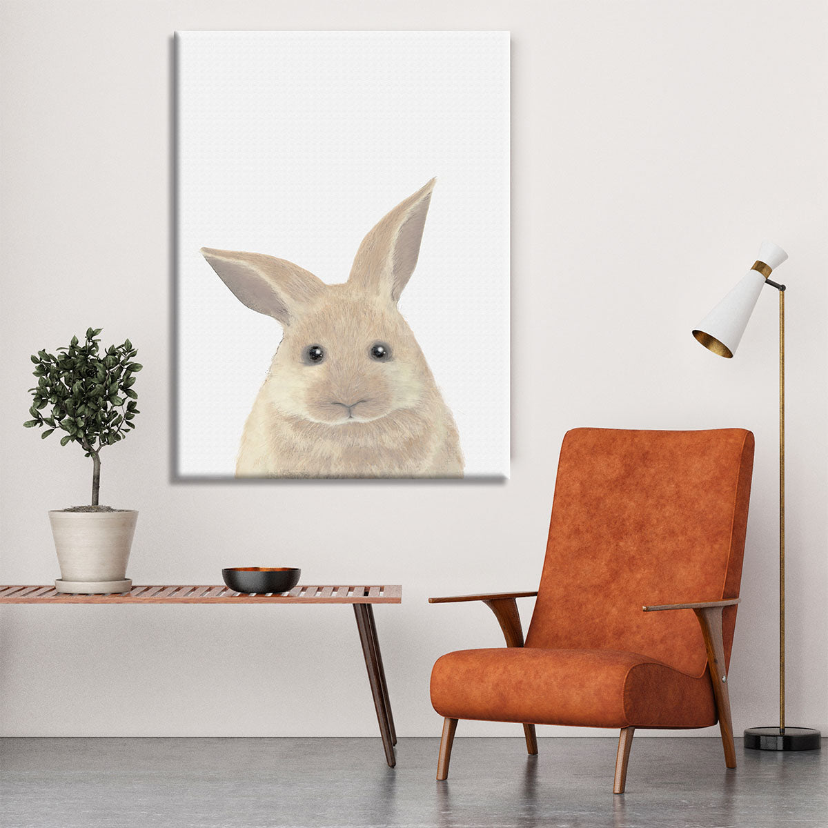 Rabbit Canvas Print or Poster - 1x - 6