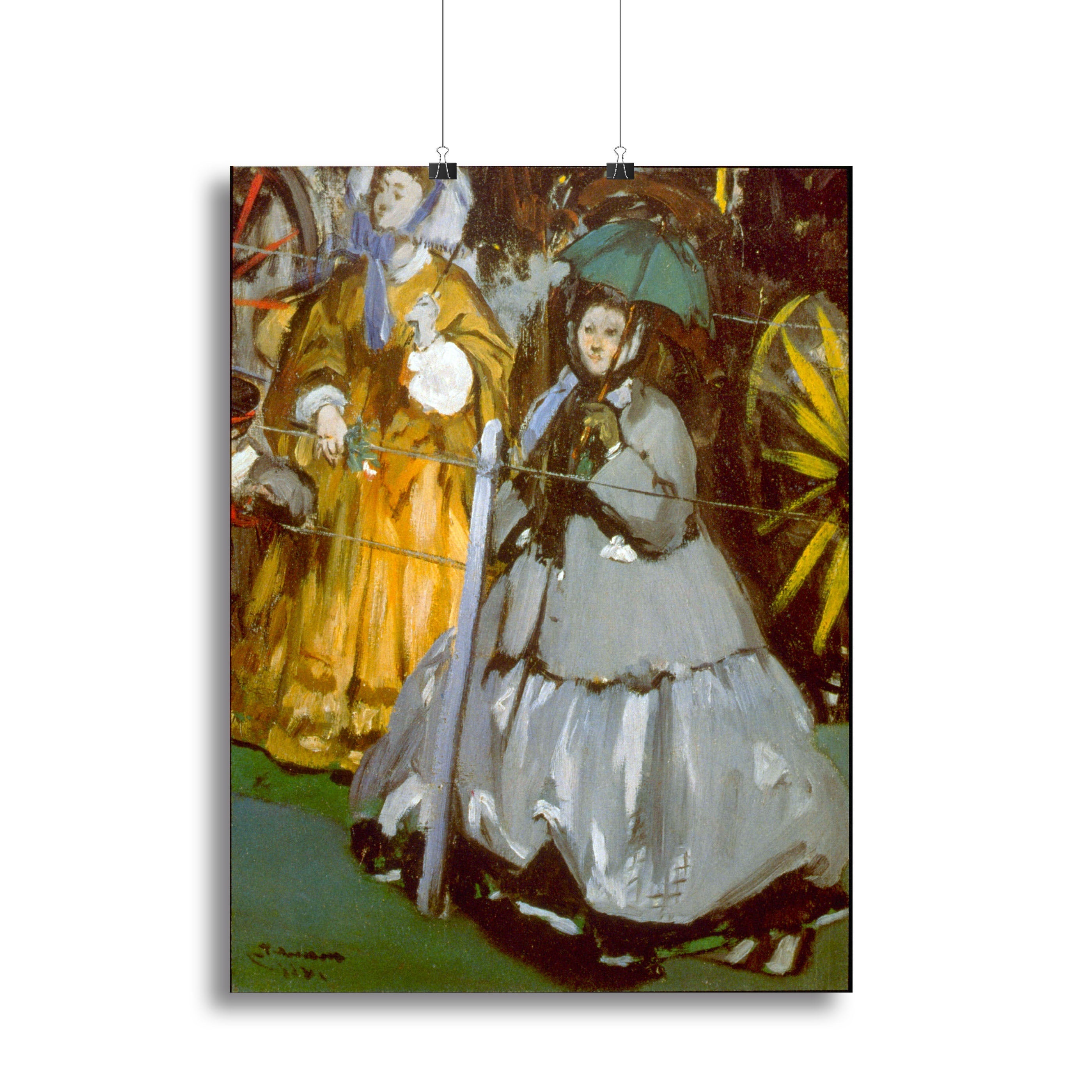 Racecourse by Manet Poster - Unframed