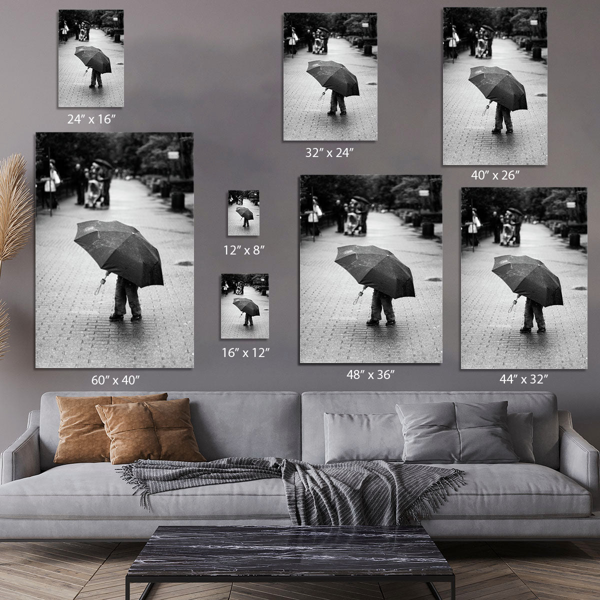 Rainy day Canvas Print or Poster - 1x - 7