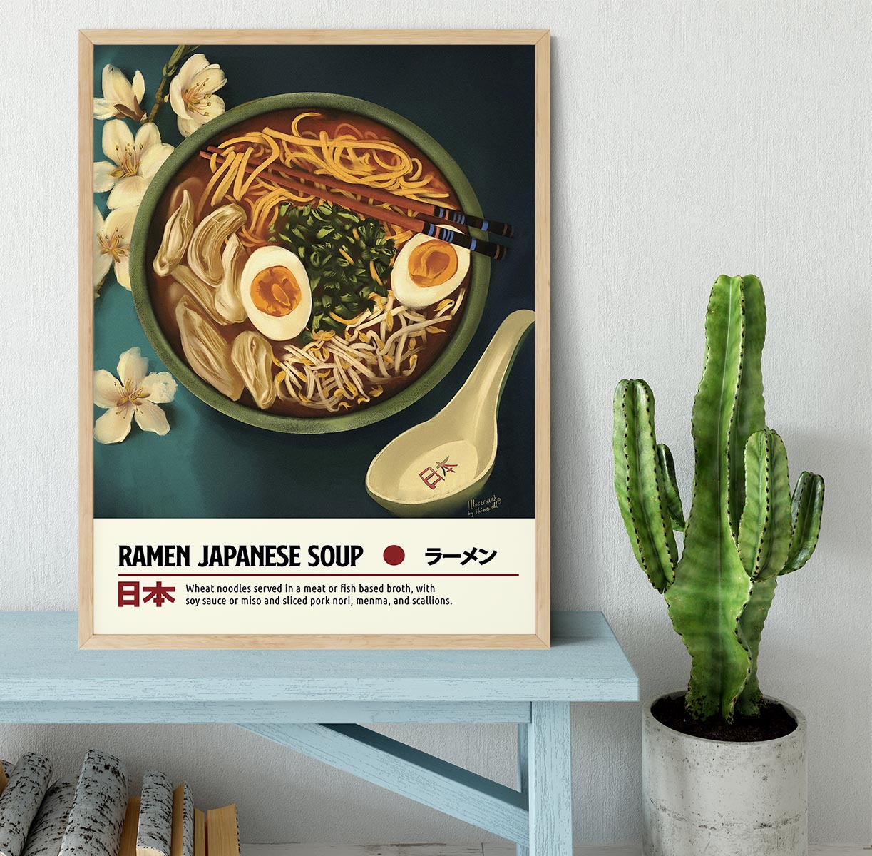 Ramen Framed Print - Canvas Art Rocks - 4