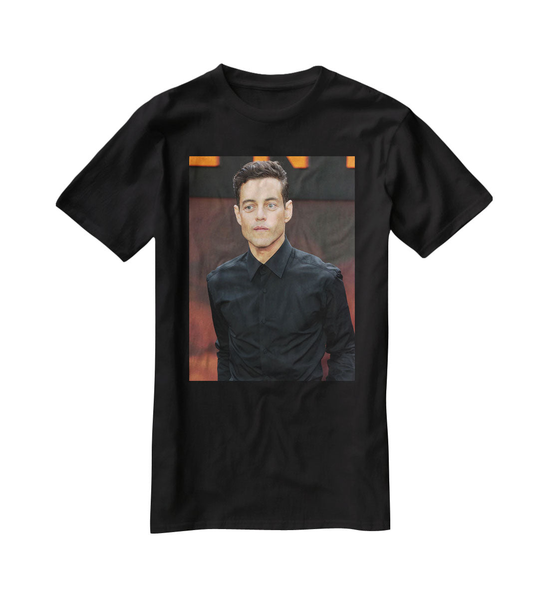 Rami Malik at the Oppenheimer premiere T-Shirt - Canvas Art Rocks - 1